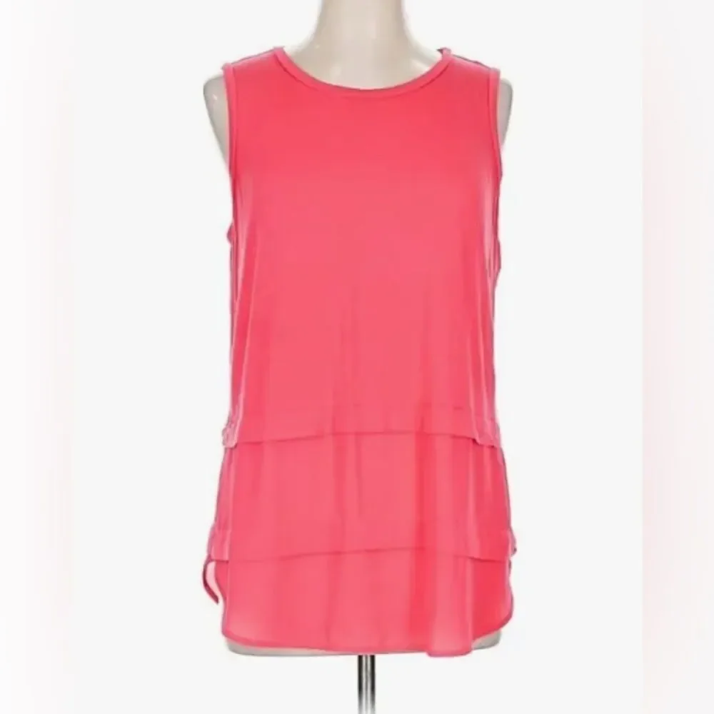 Michael Kors Coral Sleeveless Top, women’s small